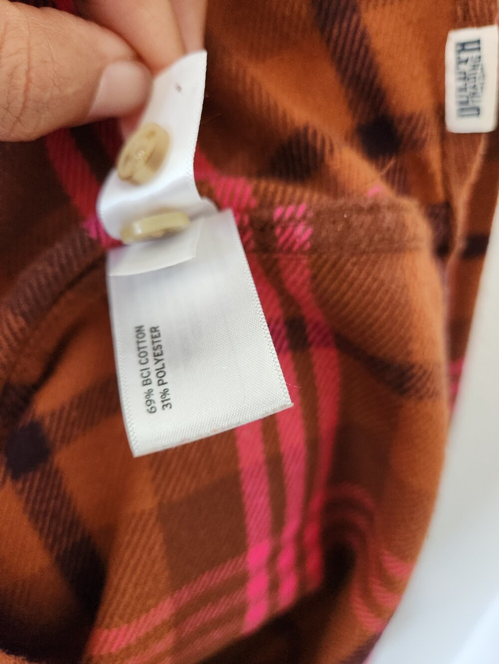 Duluth Trading Co Folklore Flannel Button Up Shirt - Picture 6 of 10